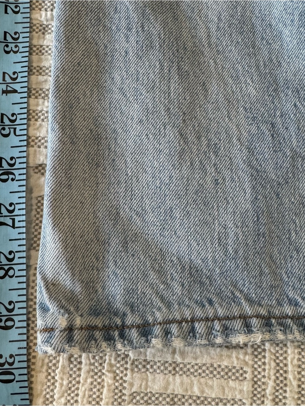 Aritzia Denim Forum The Marlene ’60s High Rise Flare Jeans Light Wash Size 26 - Picture 12 of 13